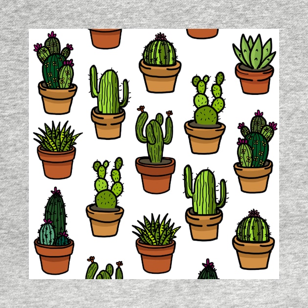 Cactus succulents by NicoleHarvey